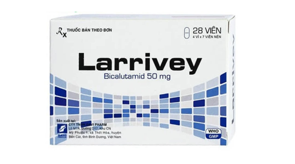 Larrivey 50mg điều trị ung thư tiền liệt tuyến (4 vỉ x 7 viên)