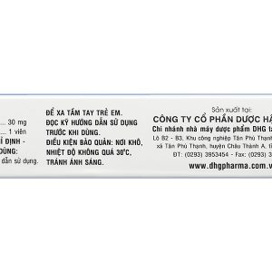 Lastro 30 trị viêm loét dạ dày - tá tràng (3 vỉ x 10 viên)