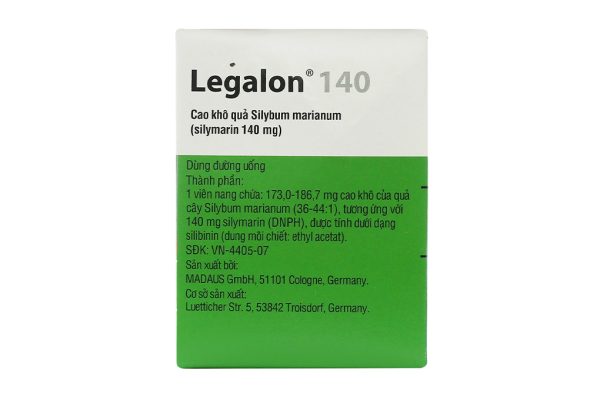 Legalon 140 hỗ trợ trị bệnh lý về gan (6 vỉ x 10 viên)