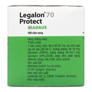Legalon 70 Protect hỗ trợ trị bệnh viêm gan, xơ gan (10 vỉ x 10 viên)