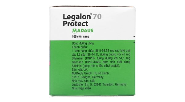 Legalon 70 Protect hỗ trợ trị bệnh viêm gan, xơ gan (10 vỉ x 10 viên)