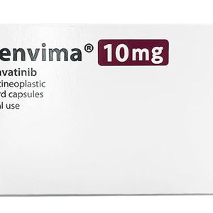 Lenvima 10mg điều trị ung thư tuyến giáp, ung thư tế bào gan, thận (2 vỉ x 10 viên)