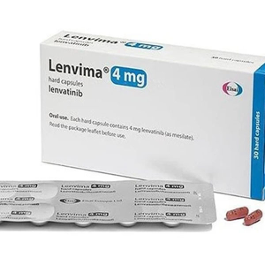 Lenvima 4mg chỉ định điều trị ung thư tuyến giảp, ung thư biểu mô (2 vỉ x 10 viên)