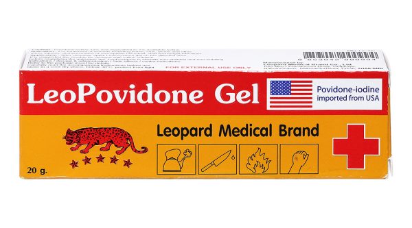 Leopovidone Gel sát khuẩn, sát trùng ngoài da tuýp 20g