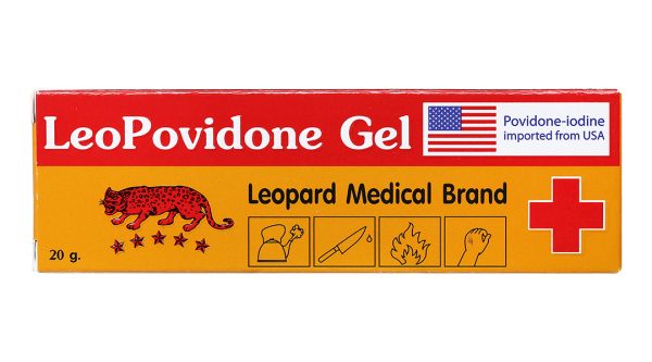 Leopovidone Gel sát khuẩn, sát trùng ngoài da tuýp 20g
