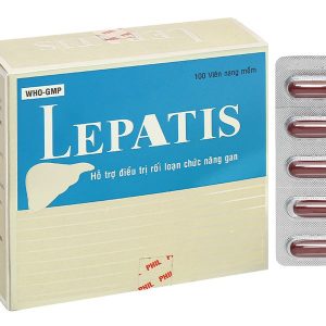 Lepatis hỗ trợ điều trị rối loạn chức năng gan (20 vỉ x 5 viên)