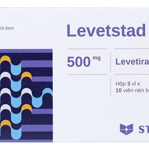 Levetstad 500 trị động kinh (3 vỉ x 10 viên)