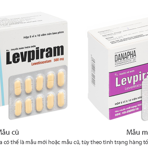 Levpiram 500mg điều trị động kinh (5 vỉ x 10 viên)