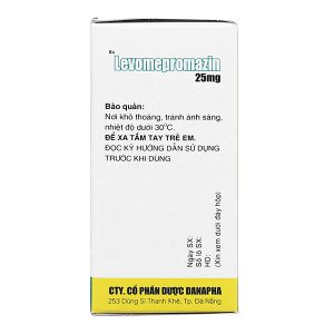Levomepromazin Danapha 25mg trị tâm thần phân liệt lọ 100 viên