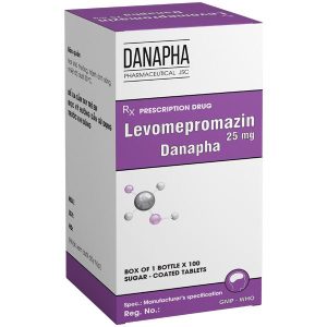 Levomepromazin Danapha 25mg trị tâm thần phân liệt lọ 100 viên