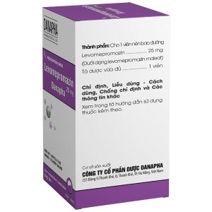 Levomepromazin Danapha 25mg trị tâm thần phân liệt lọ 100 viên