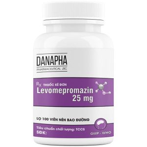 Levomepromazin Danapha 25mg trị tâm thần phân liệt lọ 100 viên