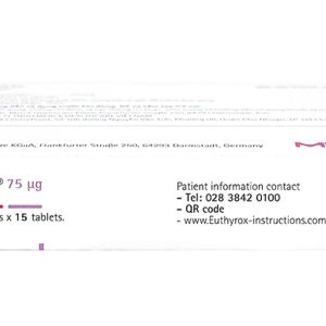 Levothyrox 75µg điều trị bướu giáp đơn thuần lành tính (2 vỉ x 15 viên)