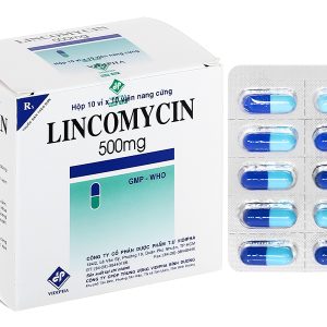 Lincomycin Vidipha 500mg trị nhiễm khuẩn nặng (10 vỉ x 10 viên)