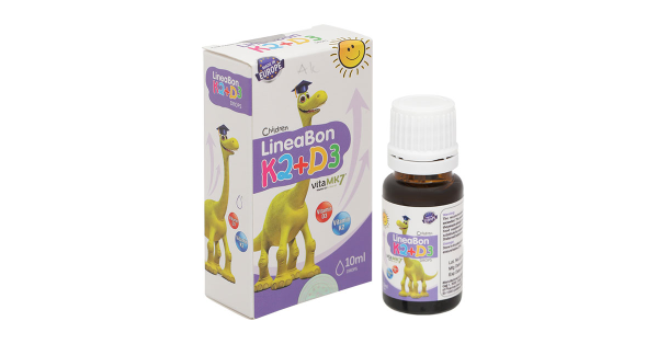 Dung dịch LineaBon K2 + D3 giúp giảm nguy cơ loãng xương chai 10ml