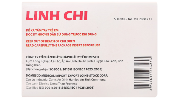 Linh Chi Domesco tăng cường chức năng gan, điều hòa huyết áp (4 vỉ x 10 viên)
