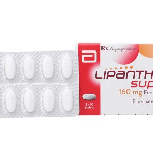 Lipanthyl Supra 160mg trị rối loạn mỡ máu (3 vỉ x 10 viên)