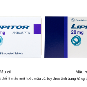 Lipitor 20mg trị rối loạn mỡ máu (3 vỉ x 10 viên)