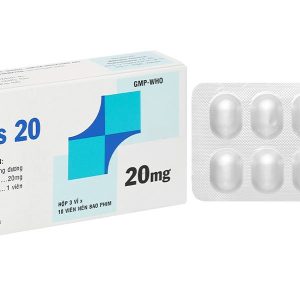 Lipstins 20 trị tăng cholesterol máu và dự phòng biến chứng tim mạch (3 vỉ x 10 viên)