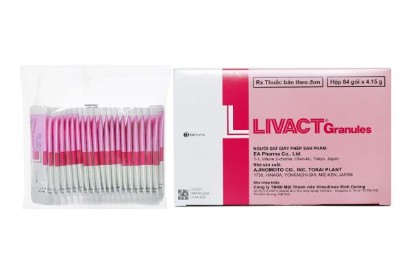Cốm pha dung dịch uống Livact Granules giảm albumin máu (84 gói x 4.15g)
