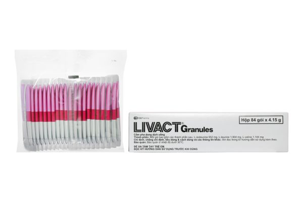 Cốm pha dung dịch uống Livact Granules giảm albumin máu (84 gói x 4.15g)