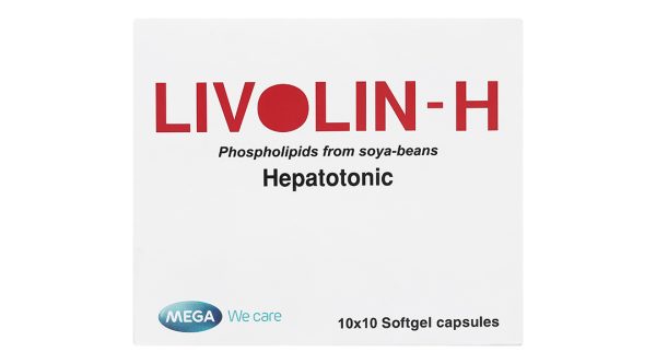 Livolin-H 300mg hỗ trợ trị bệnh lý về gan (10 vỉ x 10 viên)