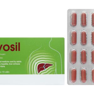 Livosil 140mg hỗ trợ trị bệnh lý về gan (8 vỉ x 15 viên)