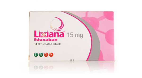 Lixiana 15mg chống đông máu, phòng ngừa đột quỵ và thuyên tắc mạch máu (1 vỉ x 14 viên)
