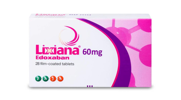 Lixiana 60mg chống đông máu, phòng ngừa đột quỵ và thuyên tắc mạch máu (2 vỉ x 14 viên)