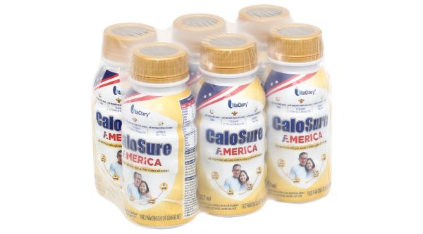 Sữa bột pha sẵn CaloSure America tăng cường đề kháng, hồi phục sức khỏe (6 chai x 237ml)
