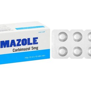 Lomazole 5mg trị cường giáp, xạ trị iod (10 vỉ x 10 viên)