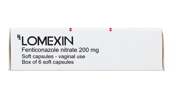 Viên đặt âm đạo Lomexin 200mg trị nhiễm nấm Candida âm hộ - âm đạo (1 vỉ x 6 viên)