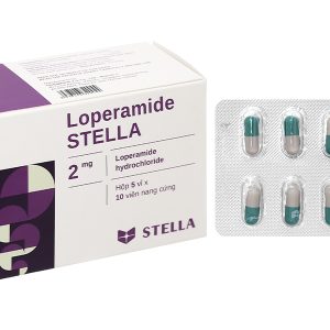 Loperamide Stella 2mg trị tiêu chảy (5 vỉ x 10 viên)