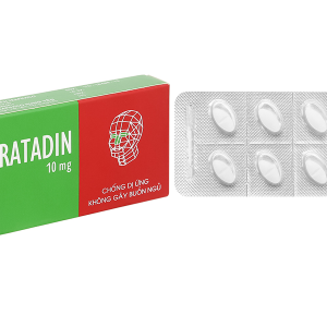 Loratadin 10mg Traphaco trị viêm mũi dị ứng, mày đay (1 vỉ x 10 viên)