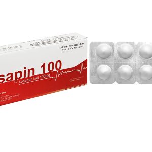 Losapin 100 trị tăng huyết áp (3 vỉ x 10 viên)