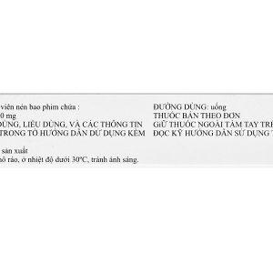 Losarlife 50 trị tăng huyết áp (3 vỉ x 10 viên)