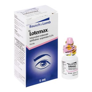 Hỗn dịch nhỏ mắt Lotemax 0.5% trị viêm kết mạc mí mắt, viêm giác mạc 5ml