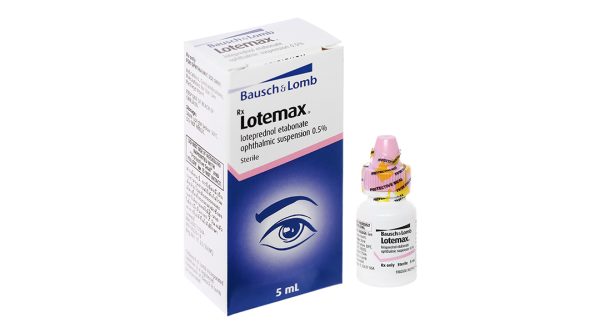 Hỗn dịch nhỏ mắt Lotemax 0.5% trị viêm kết mạc mí mắt, viêm giác mạc 5ml