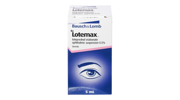 Hỗn dịch nhỏ mắt Lotemax 0.5% trị viêm kết mạc mí mắt, viêm giác mạc 5ml