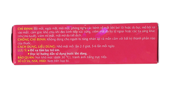 Dung dịch nhỏ mắt V.Rohto Lycée trị đỏ mắt, ngứa mắt, mỏi mắt lọ 13ml
