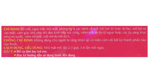 Dung dịch nhỏ mắt V.Rohto Lycée trị đỏ mắt, ngứa mắt, mỏi mắt lọ 13ml
