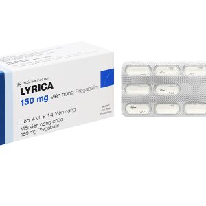 Lyrica 150mg trị động kinh, đau dây thần kinh (4 vỉ x 14 viên)