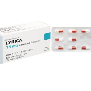 Lyrica 75mg trị động kinh, đau dây thần kinh (4 vỉ x 14 viên)
