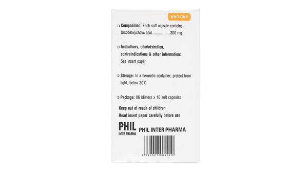 Macibin 300mg làm tan sỏi mật giàu cholesterol (6 vỉ x 10 viên)
