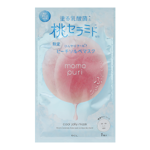 Mặt nạ Momopuri Hương Đào dưỡng ẩm hộp 4 miếng x 22ml