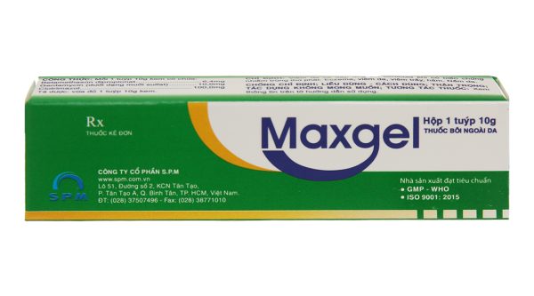 Kem bôi Maxgel trị viêm da tuýp 10g