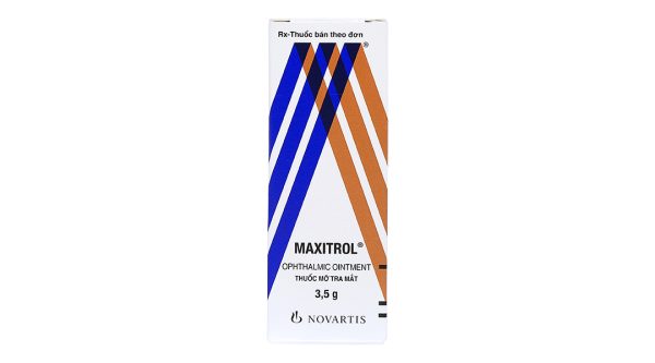 Thuốc mỡ tra mắt Maxitrol trị tình trạng đáp ứng với corticoid ở mắt tuýp 3.5g
