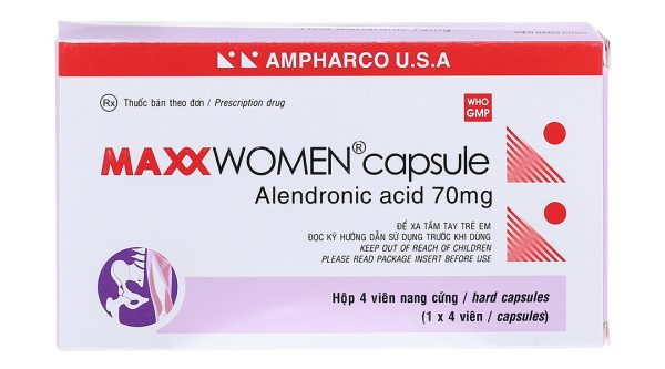 Maxx Women Capsule 70mg trị loãng xương (1 vỉ x 4 viên)