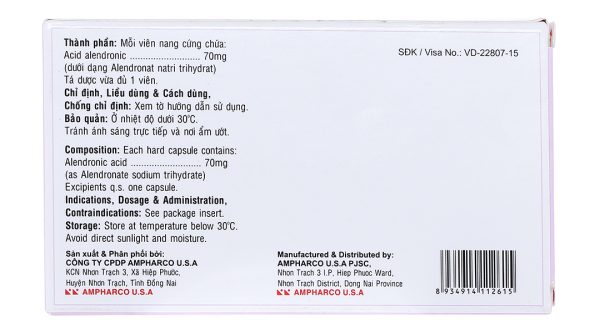 Maxx Women Capsule 70mg trị loãng xương (1 vỉ x 4 viên)