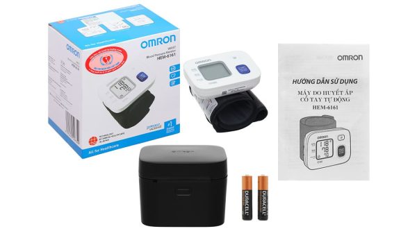 Máy đo huyết áp cổ tay tự động Omron Hem-6161
